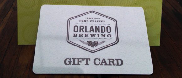 orlando brewing, giftcard